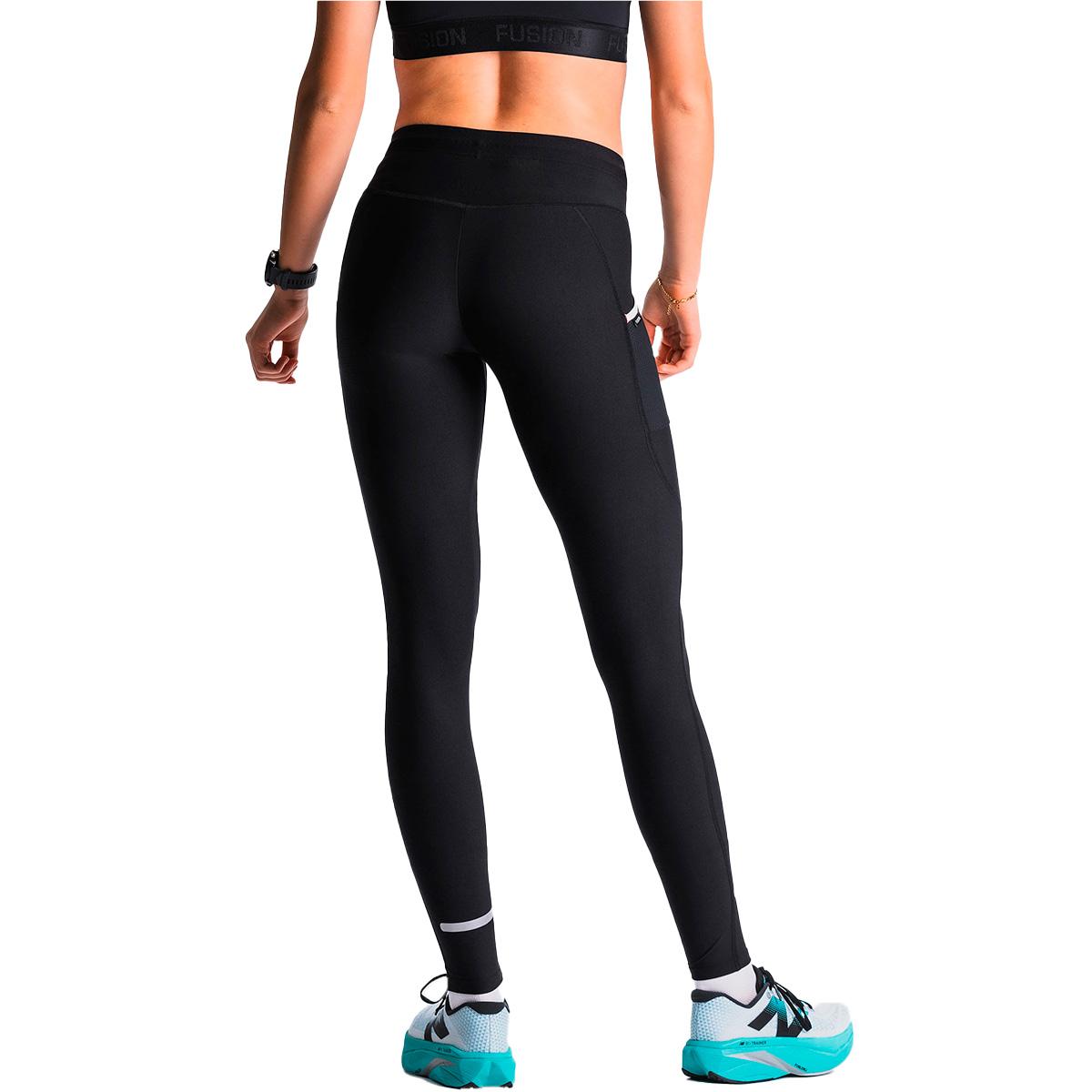 FUSION Hot Long Løbetights Unisex BLACK