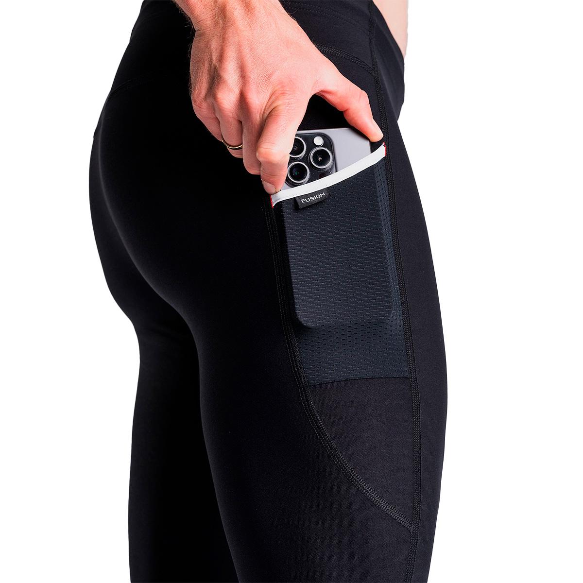 FUSION Hot Long Løbetights Unisex BLACK