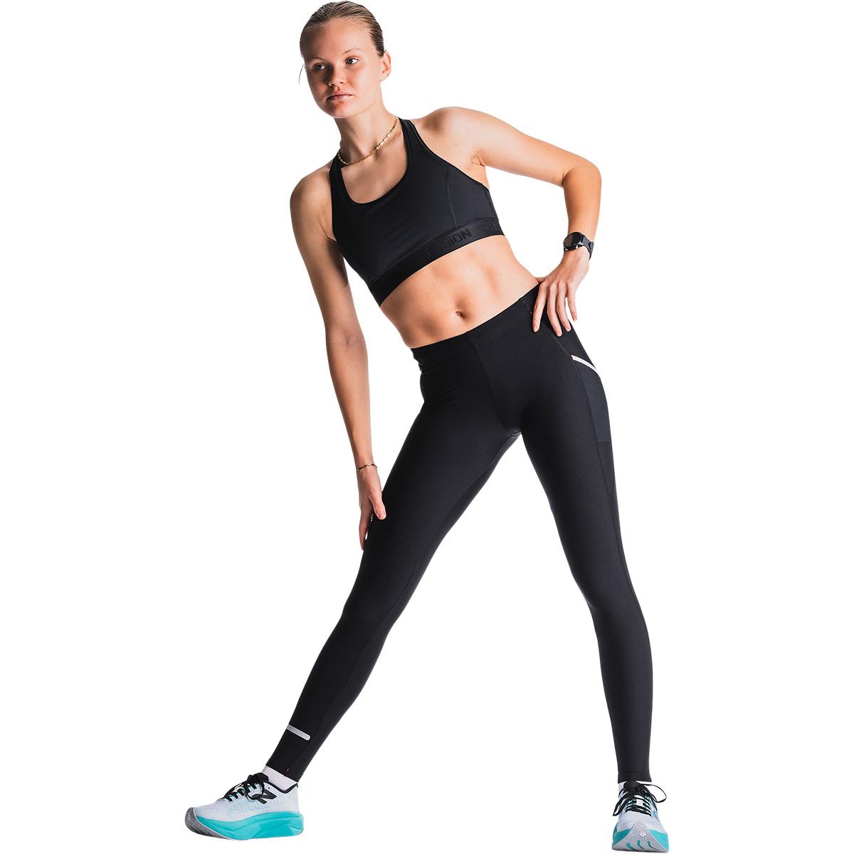 FUSION C3 Long Løbetights Unisex SuperBlack
