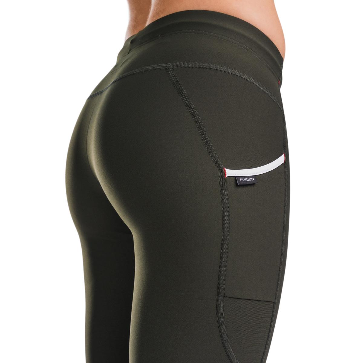 FUSION C3 Long Løbetights Unisex Green