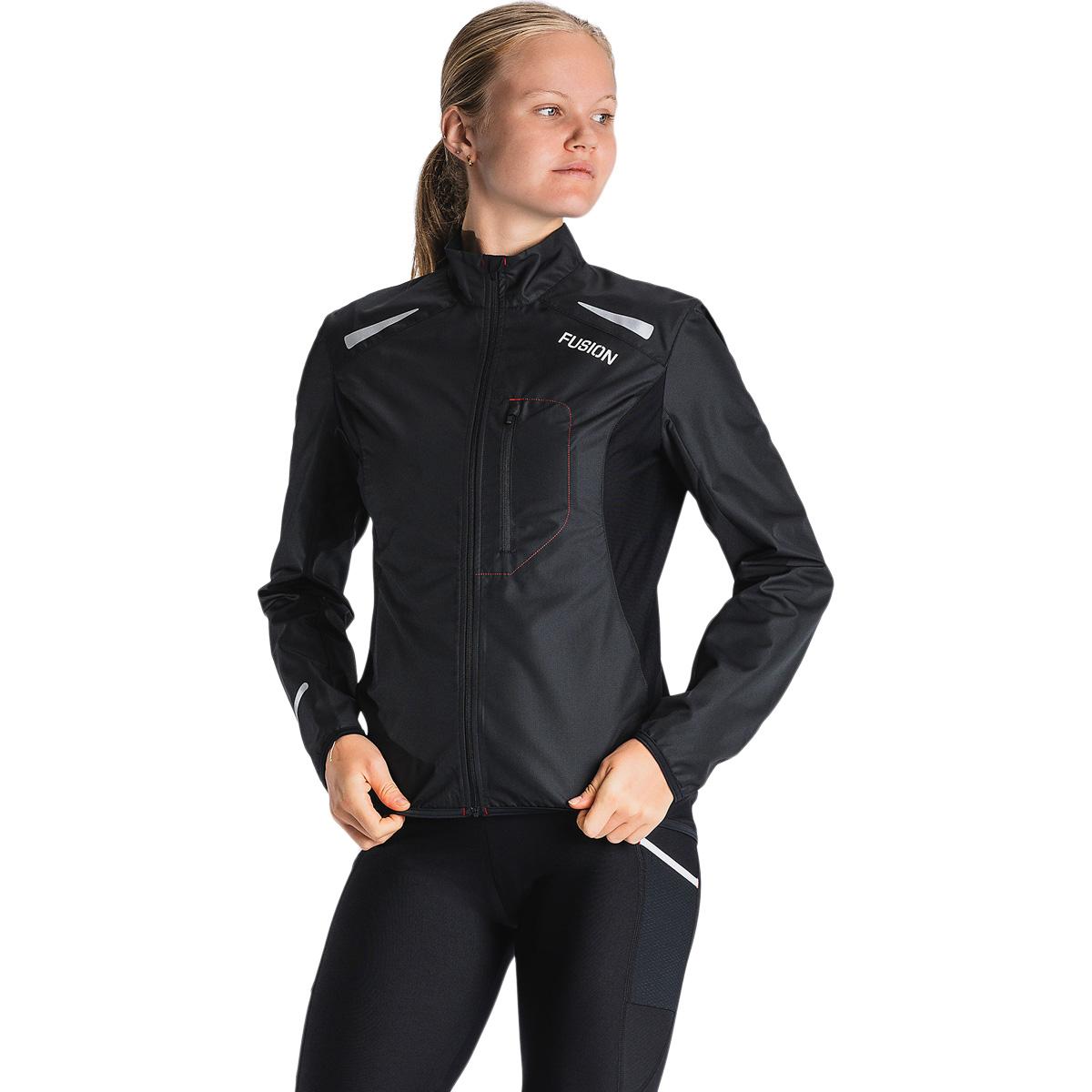 FUSION S1 Løbejakke Dame BLACK
