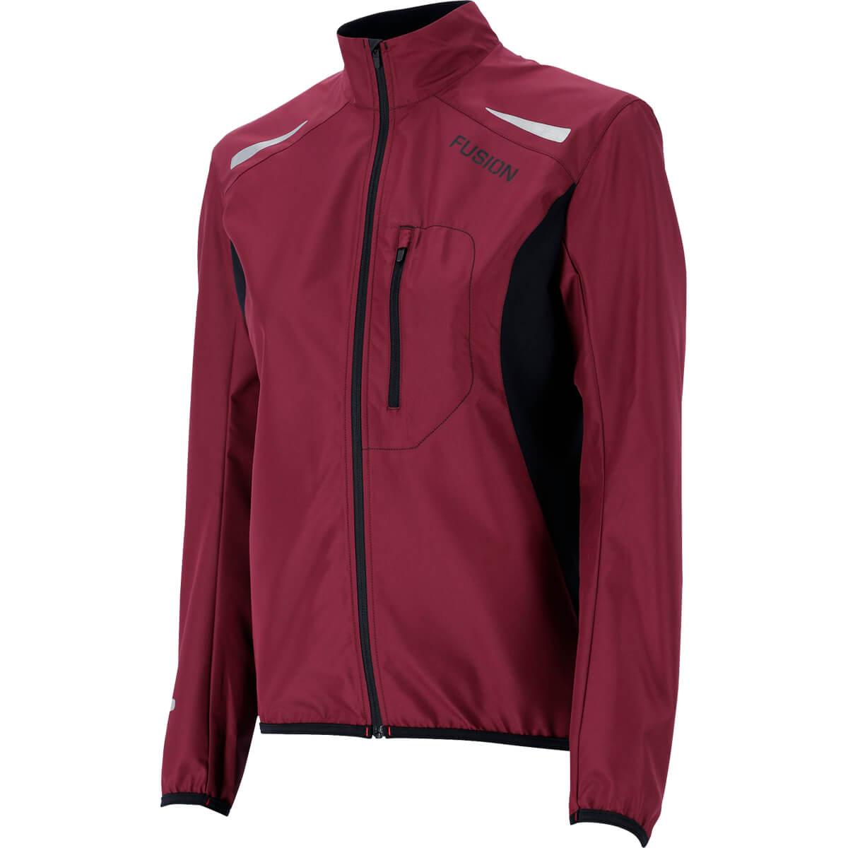 FUSION S1 Løbejakke Dame Bordeaux