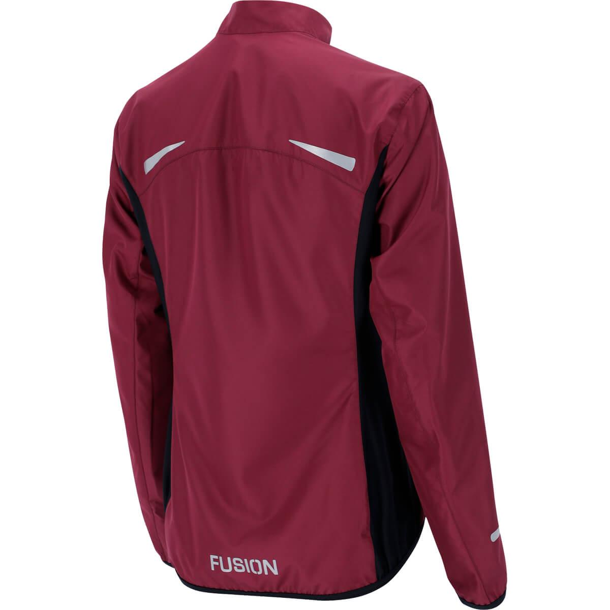 FUSION S1 Løbejakke Dame Bordeaux