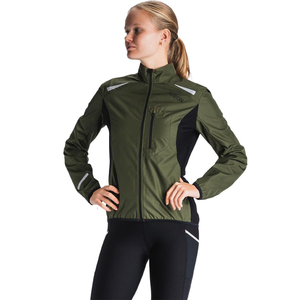 FUSION S1 Løbejakke Dame Green