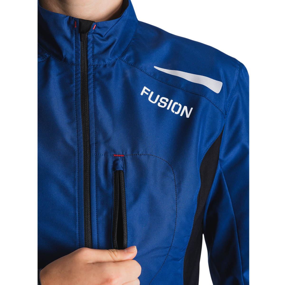 FUSION S1 Løbejakke Dame Night Blue