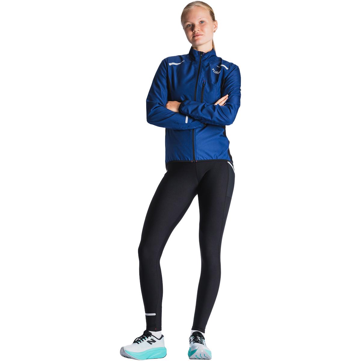 FUSION S1 Løbejakke Dame Night Blue