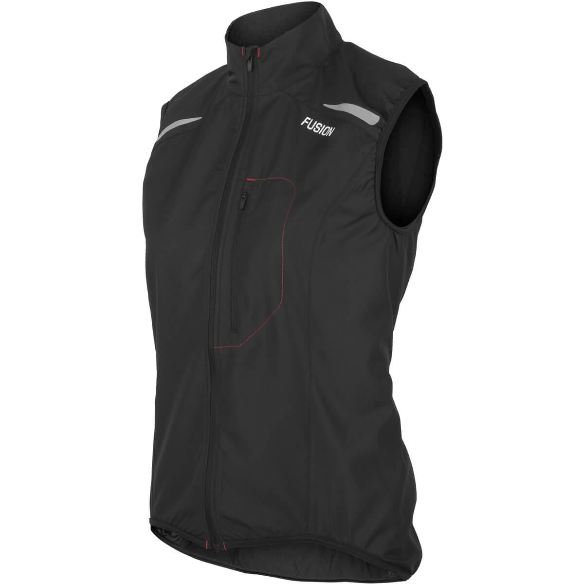 FUSION S1 Løbevest Dame BLACK