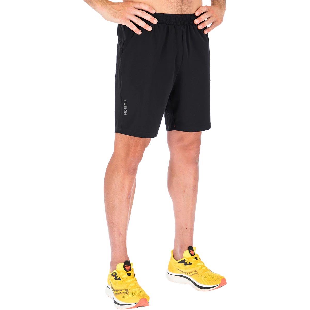 FUSION C3 Løpeshorts Herre BLACK