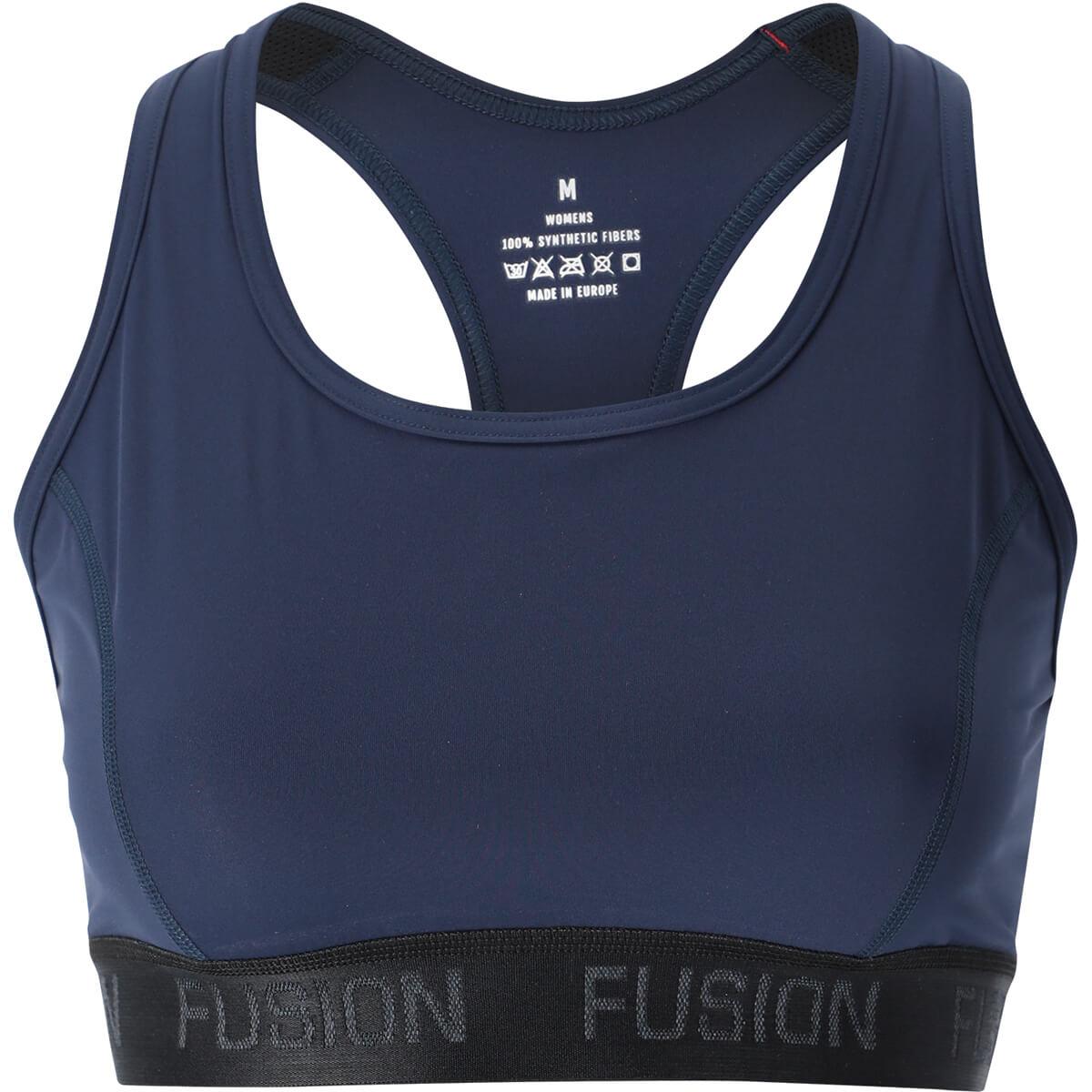 FUSION Top Light Support Sports BH Dame Dark Night Blue