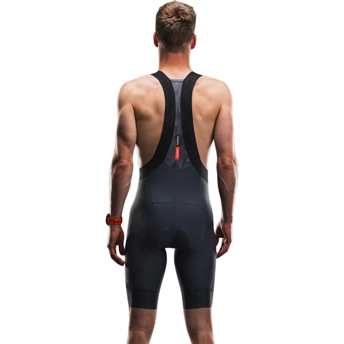 FUSION Tempo! Bib Sykkelshorts Herre Grey