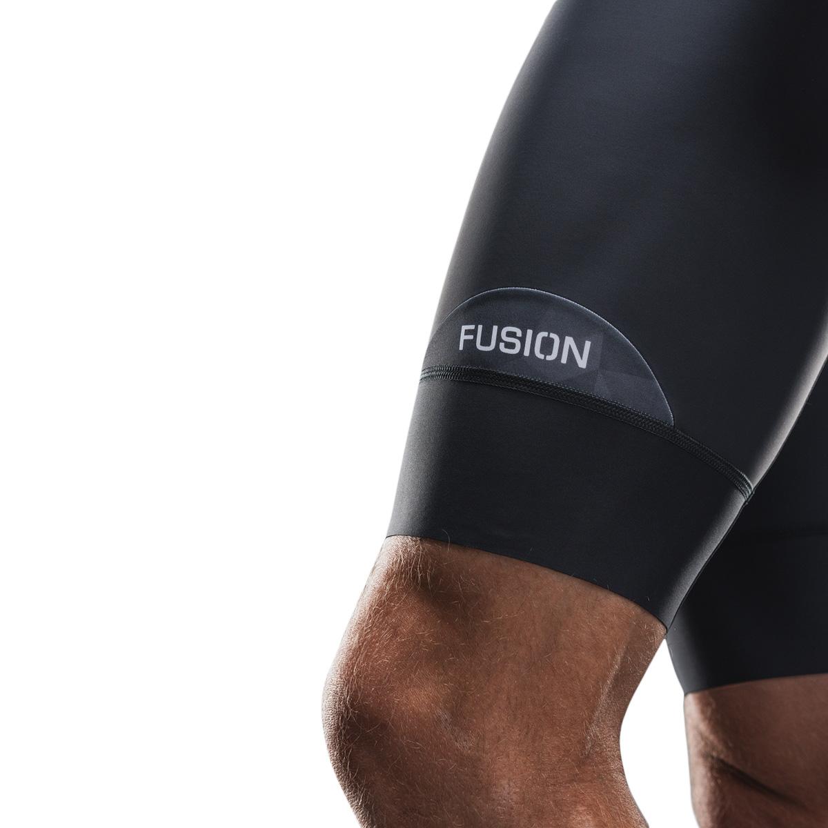 FUSION Tempo! Bib Sykkelshorts Herre Grey