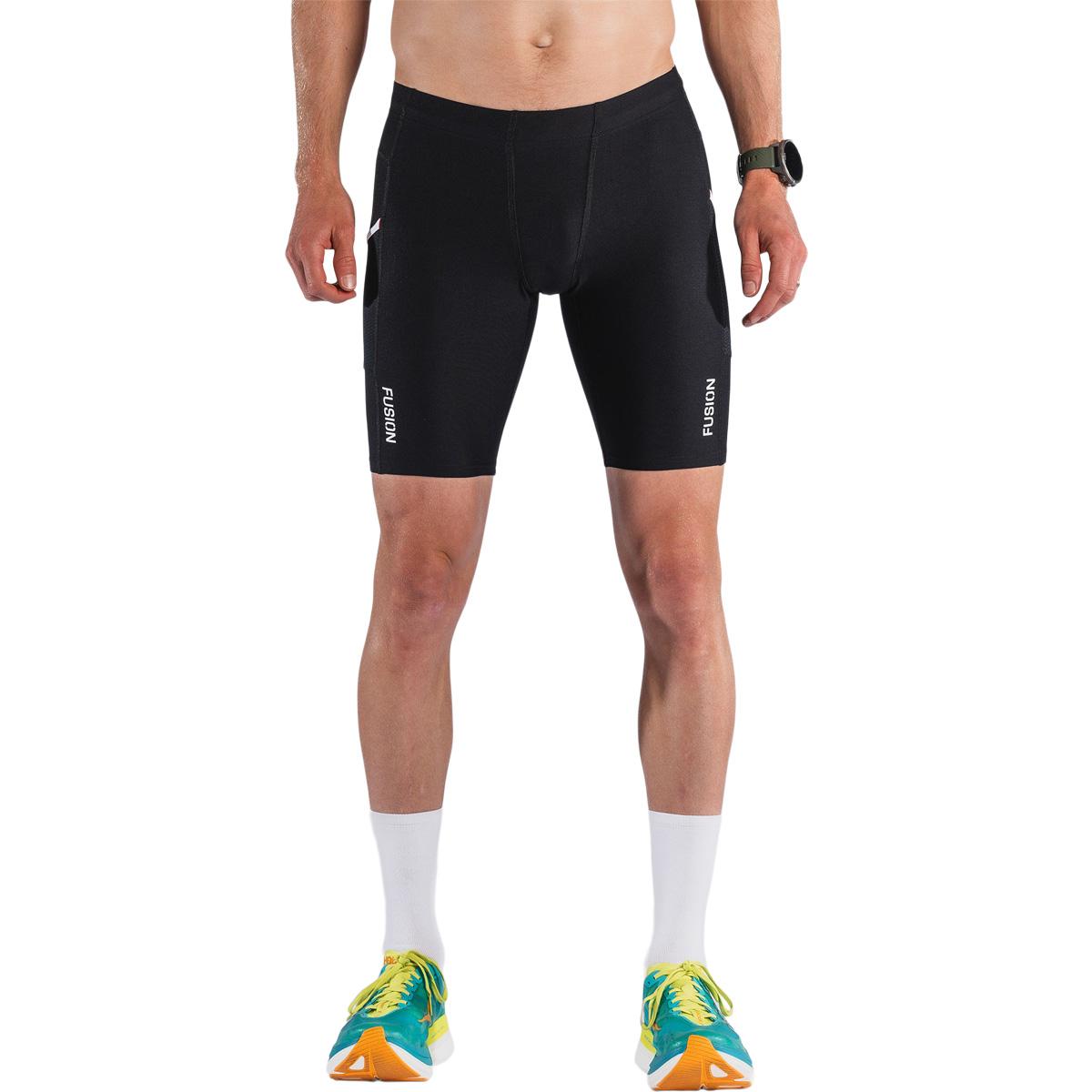 FUSION Short Advanced Løbetights Herre SuperBlack