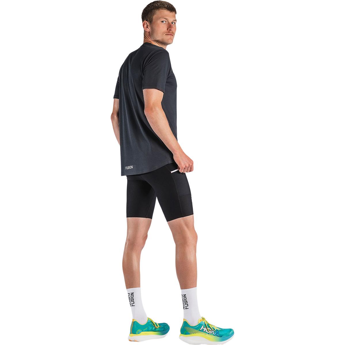 FUSION Short Advanced Løbetights Herre SuperBlack