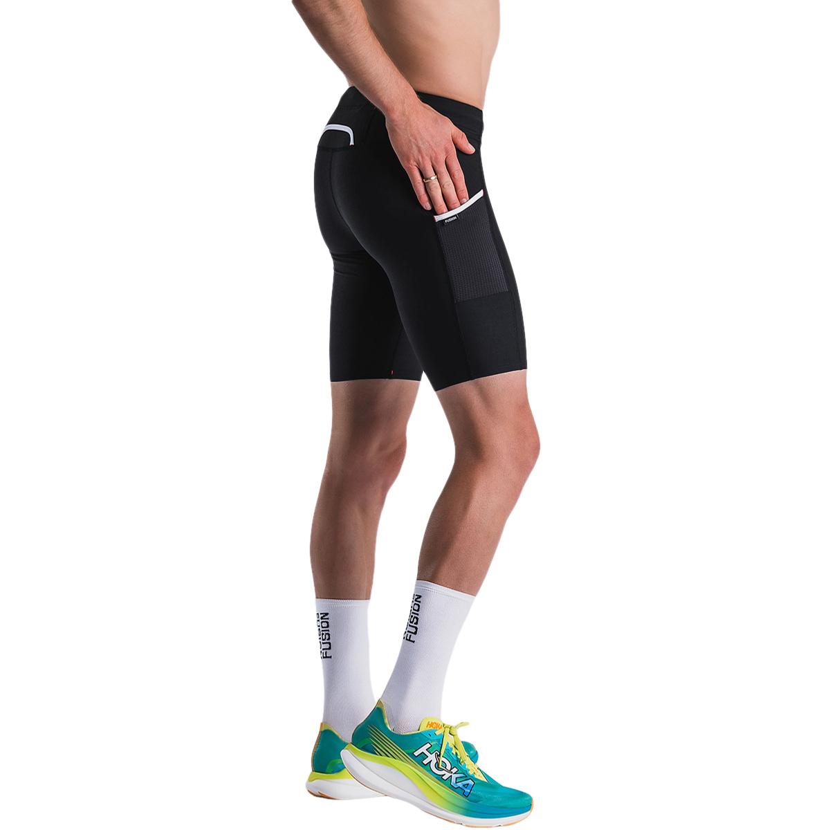 FUSION Short Advanced Løbetights Herre SuperBlack