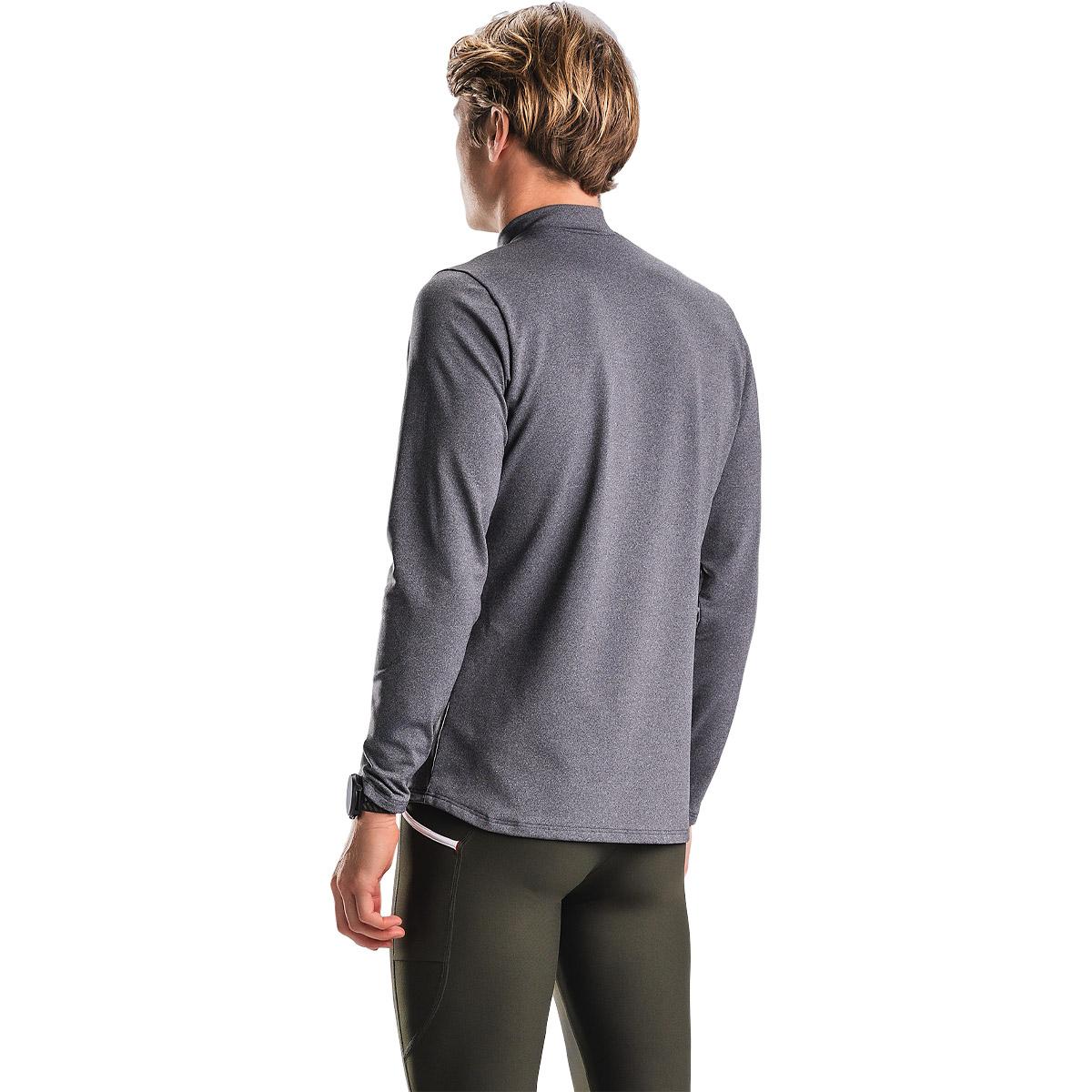 FUSION C3 Zip Neck Løbetrøje Herre Dark Grey