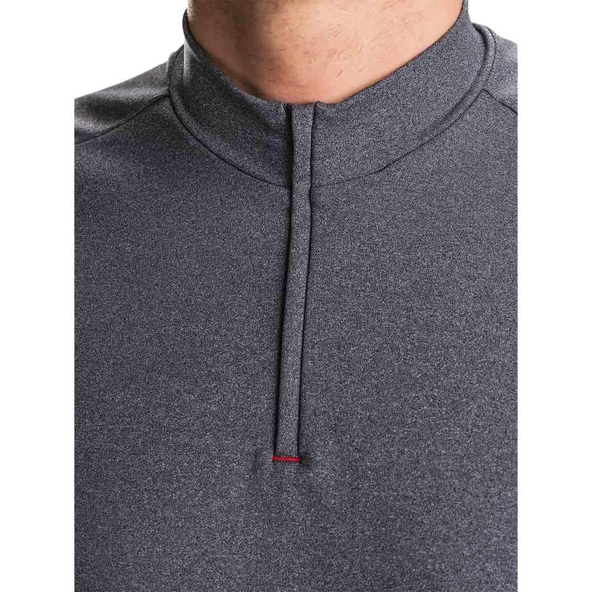FUSION C3 Zip Neck Løbetrøje Herre Dark Grey