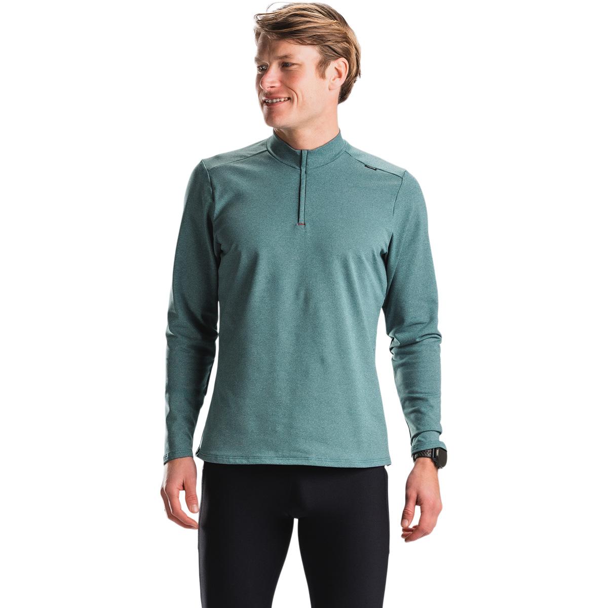 FUSION C3 Zip Neck Løbetrøje Herre Green