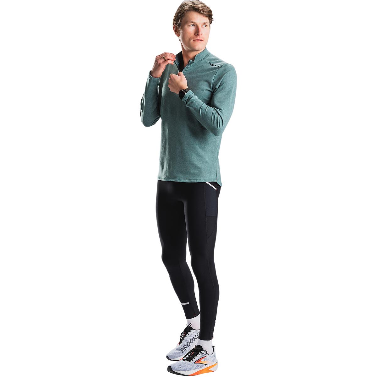 FUSION C3 Zip Neck Løbetrøje Herre Green