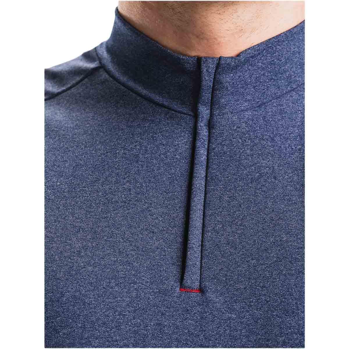 FUSION C3 Zip Neck Løbetrøje Herre Night Blue