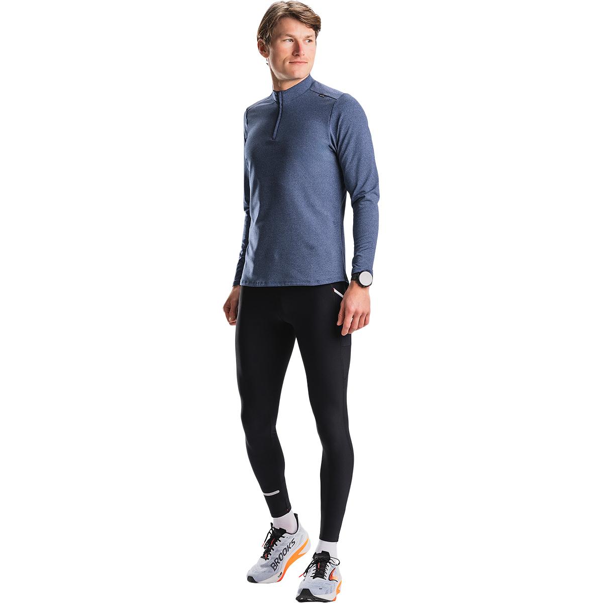 FUSION C3 Zip Neck Løbetrøje Herre Night Blue