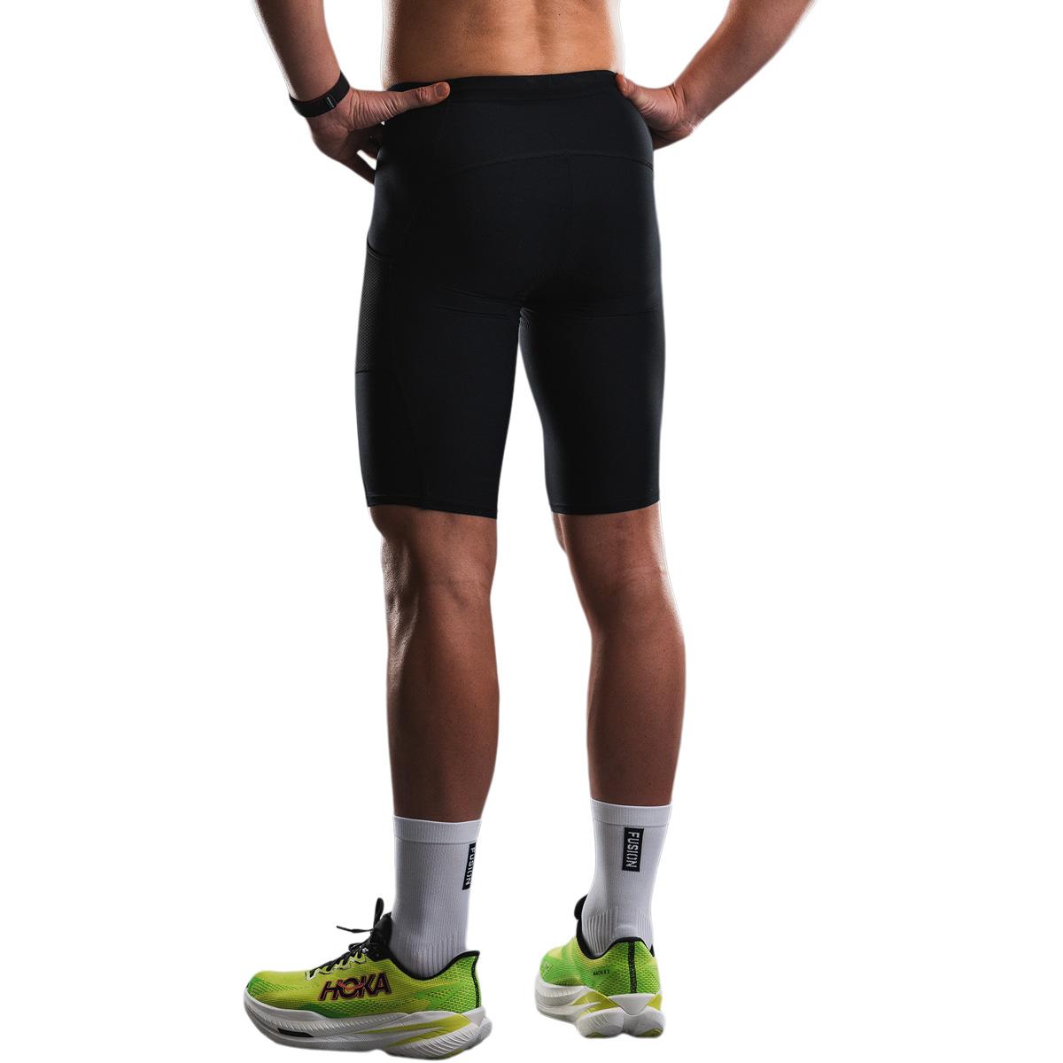 FUSION Sli Tri Pocket Triathlon Korte Løbetights Unisex BLACK