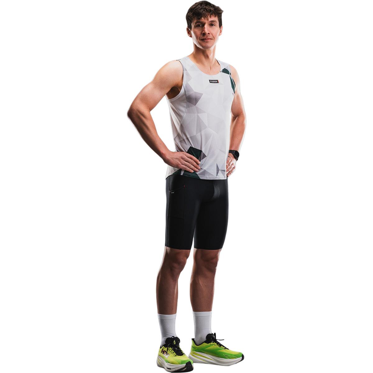 FUSION Sli Tri Pocket Triathlon Korte Løbetights Unisex BLACK