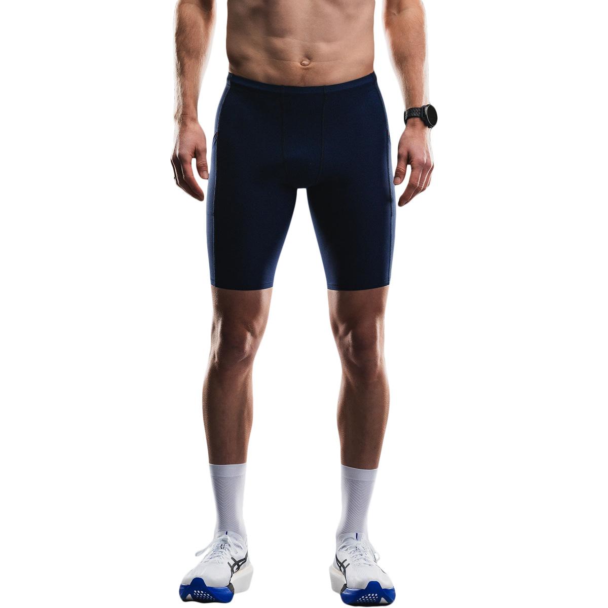 FUSION TEMPO! Korte Løbetights Unisex Night Blue