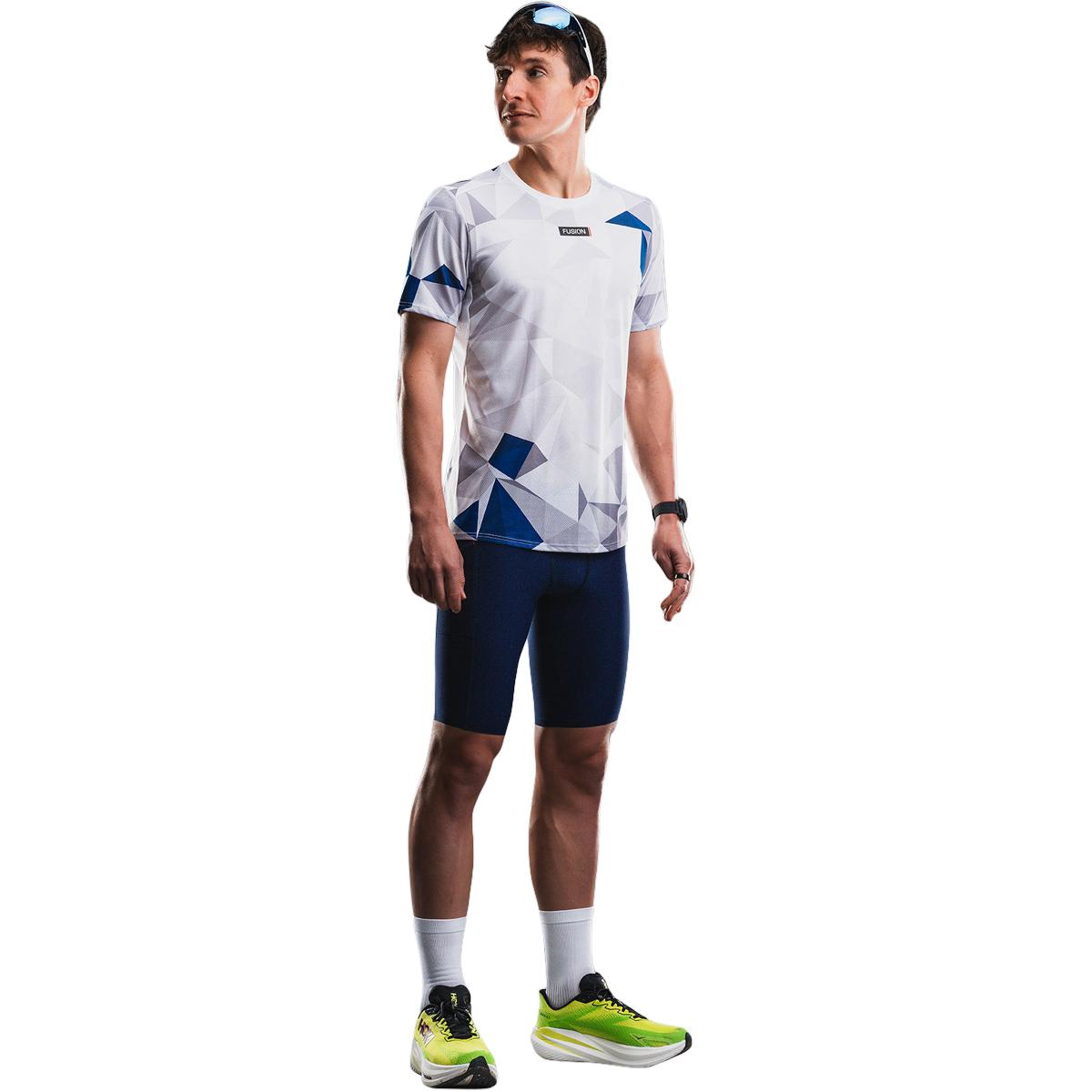 FUSION TEMPO! Korte Løbetights Unisex Night Blue