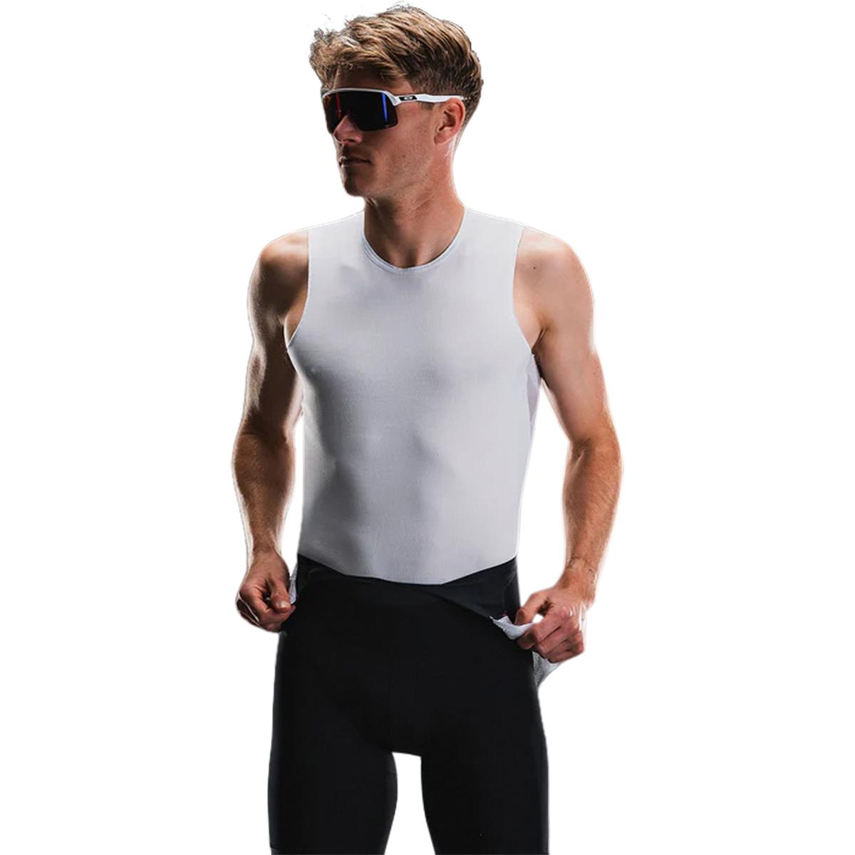 FUSION TEMPO! Pro Shield Baselayer Top Herre White/Grey