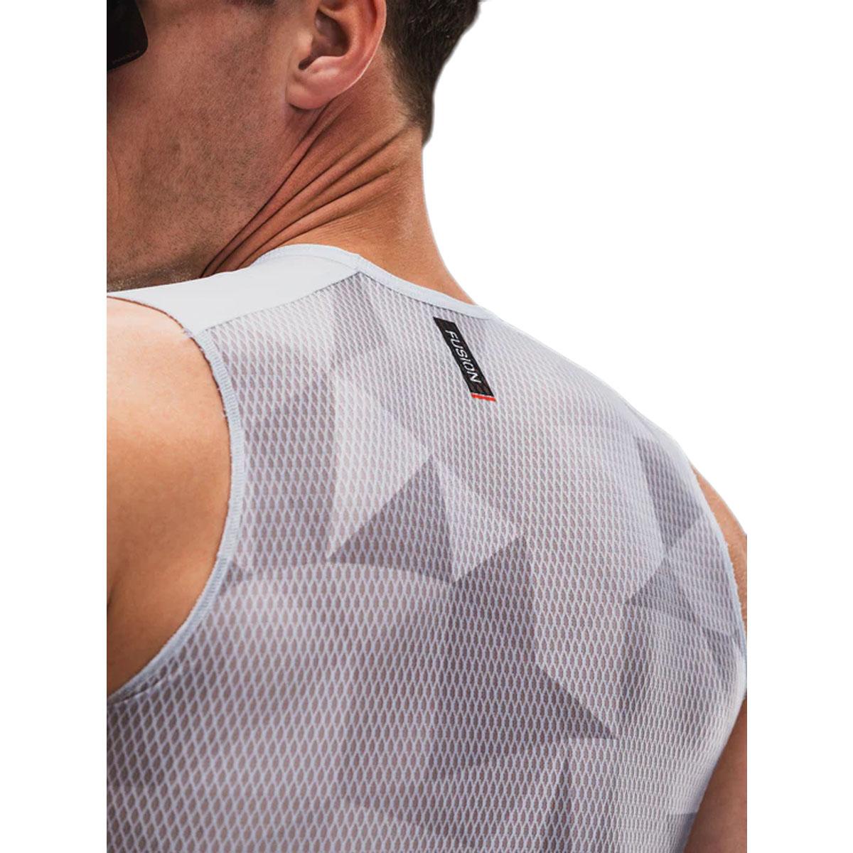 FUSION TEMPO! Pro Shield Baselayer Top Herre White/Grey