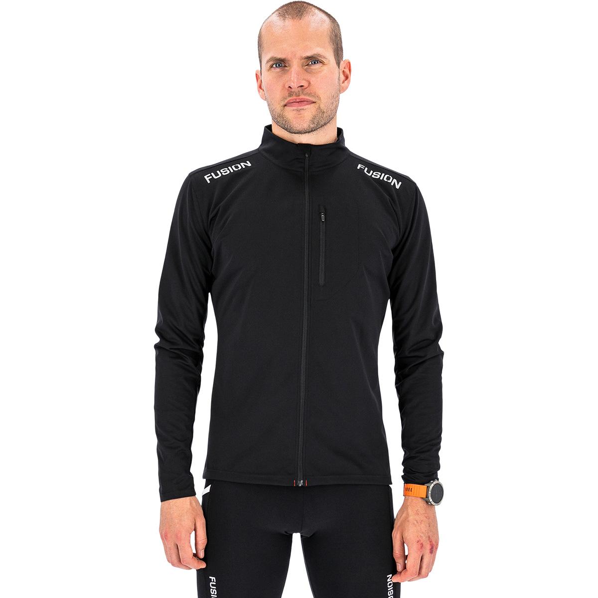FUSION S2 Løbejakke Herre BLACK