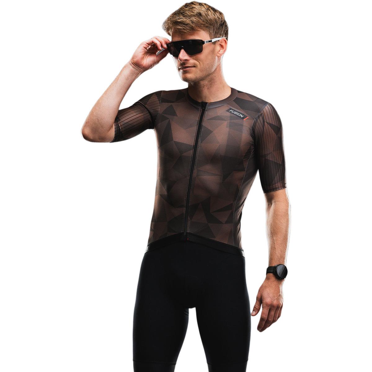 FUSION TEMPO! TWO Cykeltrøje Unisex Brown