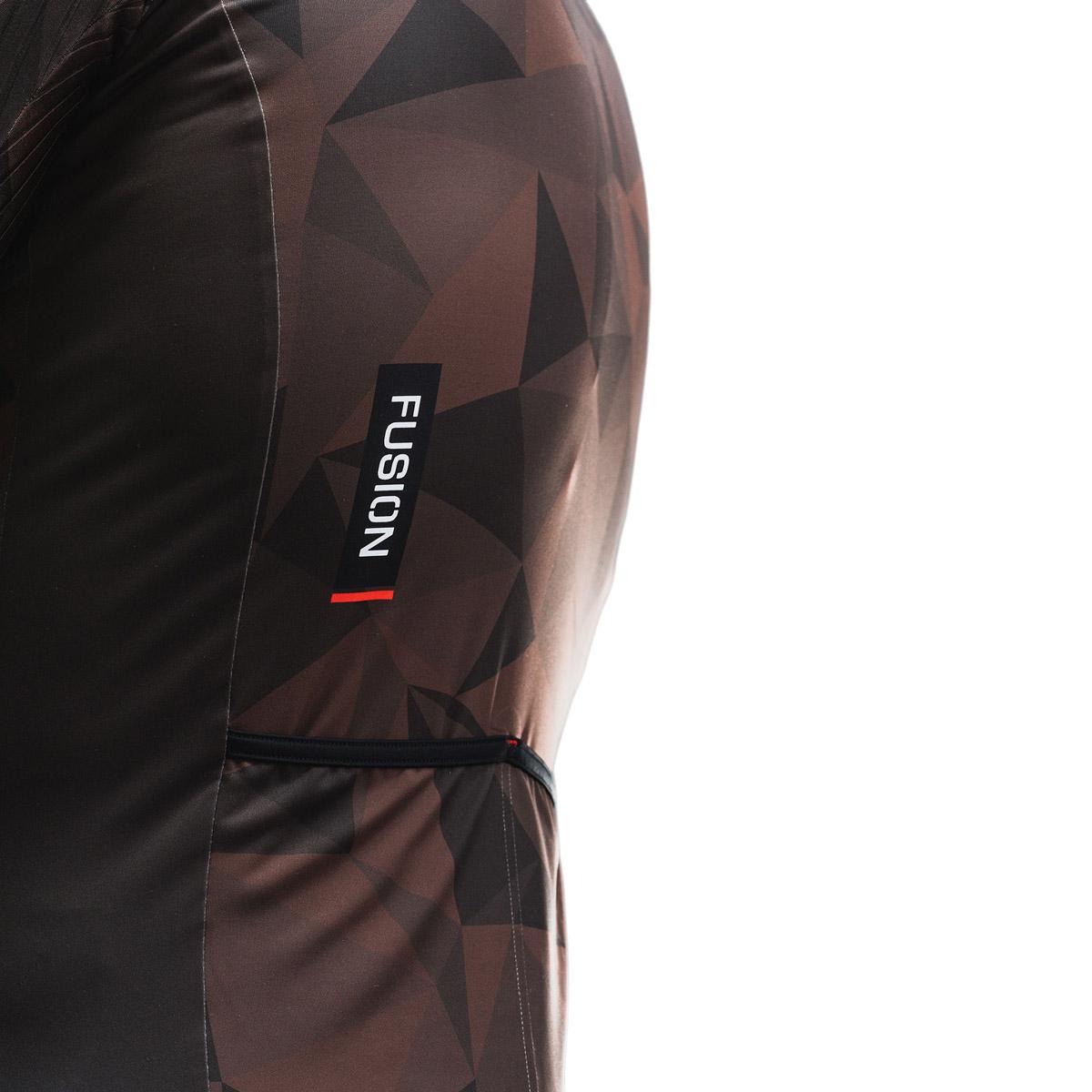 FUSION TEMPO! TWO Cykeltrøje Unisex Brown