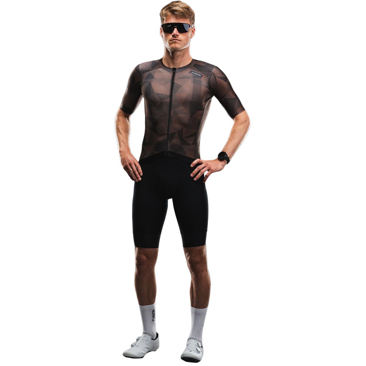 FUSION TEMPO! TWO Cykeltrøje Unisex Brown
