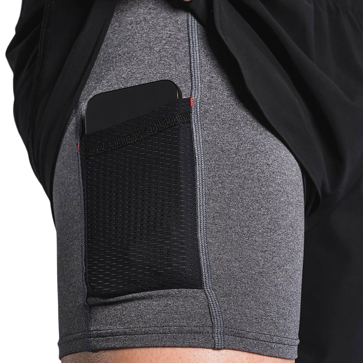 FUSION HP 2in1 Løbeshorts Unisex BLACK