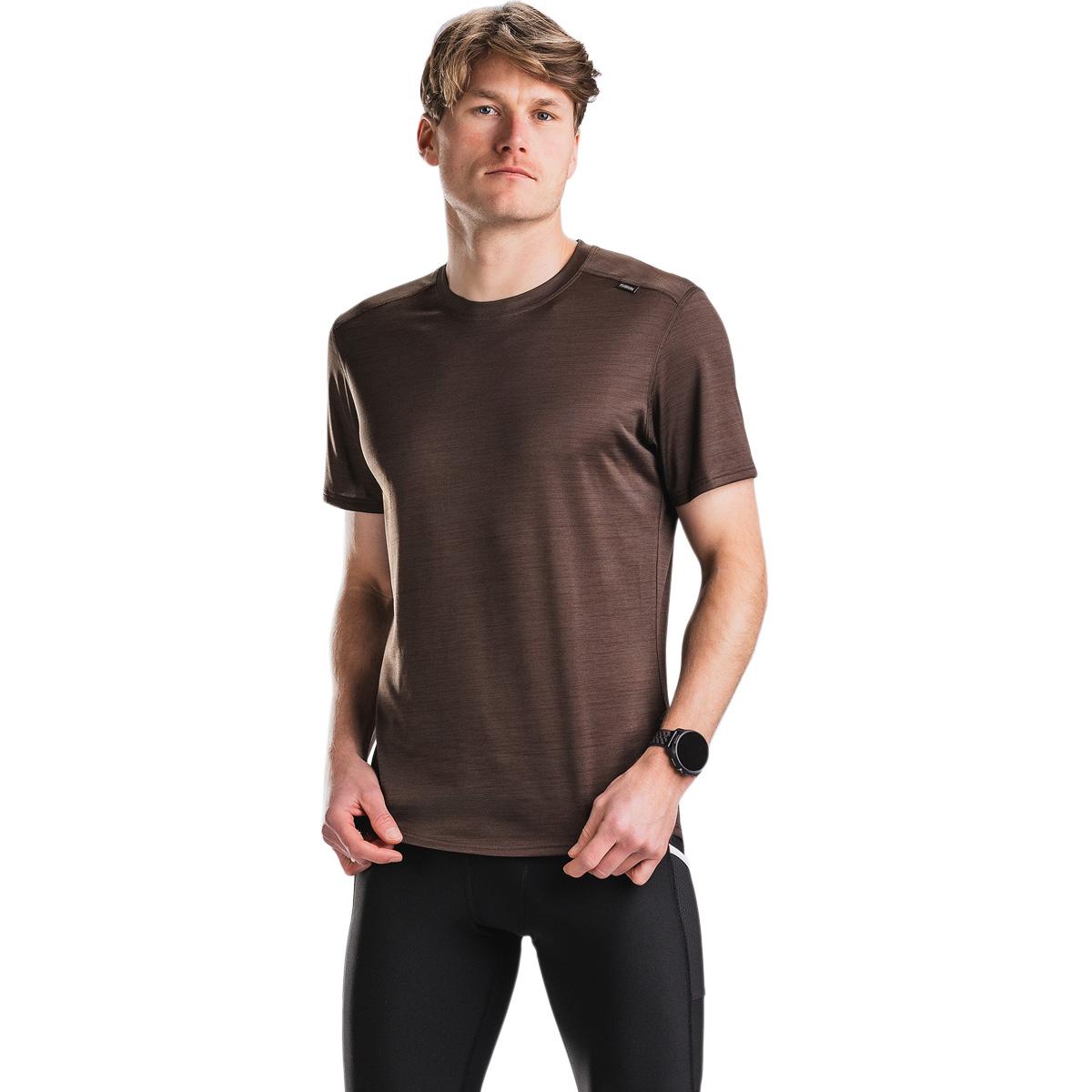 FUSION C3 Løbe T-shirt Herre Brown