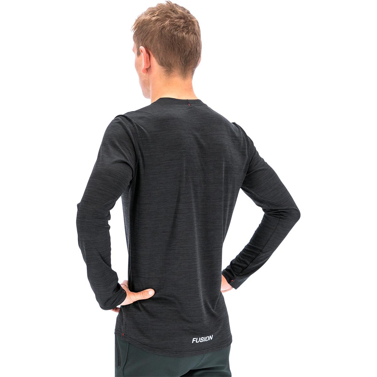 FUSION C3 Langærmet Løbe T-shirt Herre BLACK