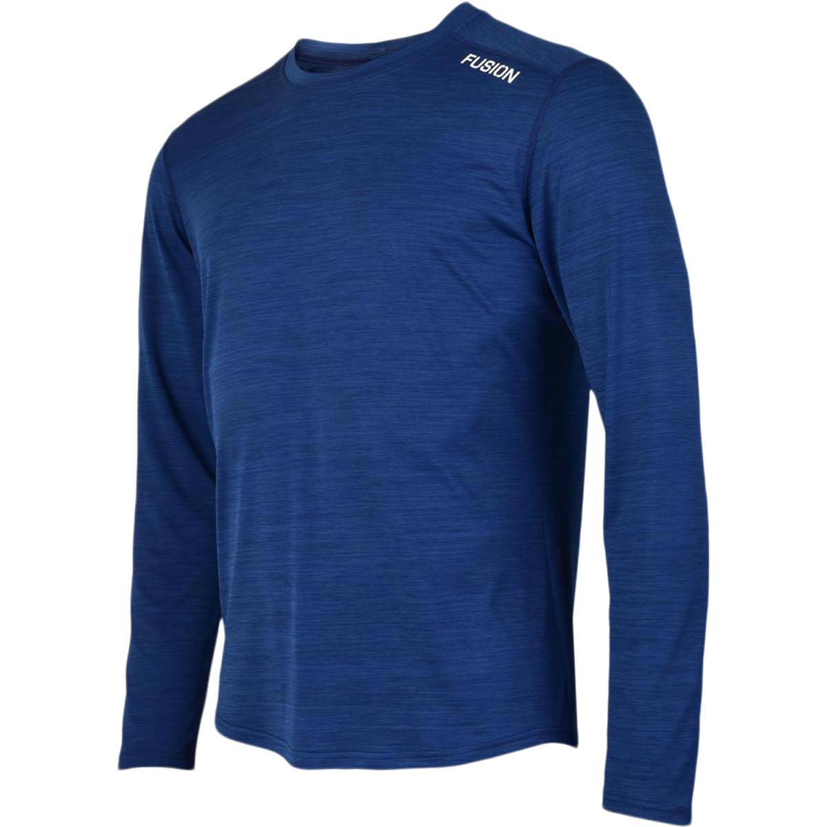 FUSION C3 Langærmet Løbe T-shirt Herre Night Blue