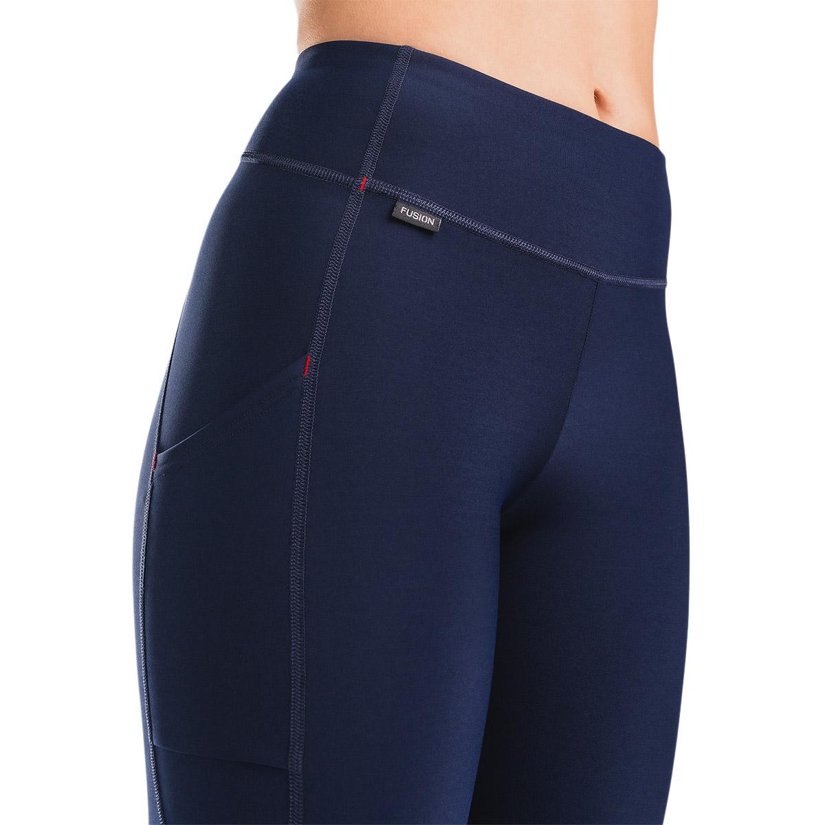 FUSION Hot Long Træningstights Dame Navy