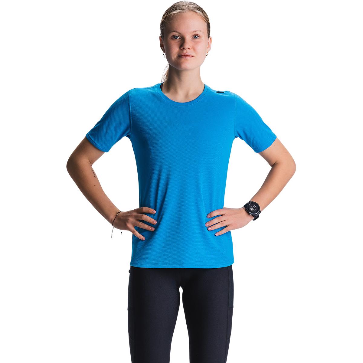 FUSION TEMPO! ONE Run Løbe T-shirt Dame Surf Blue