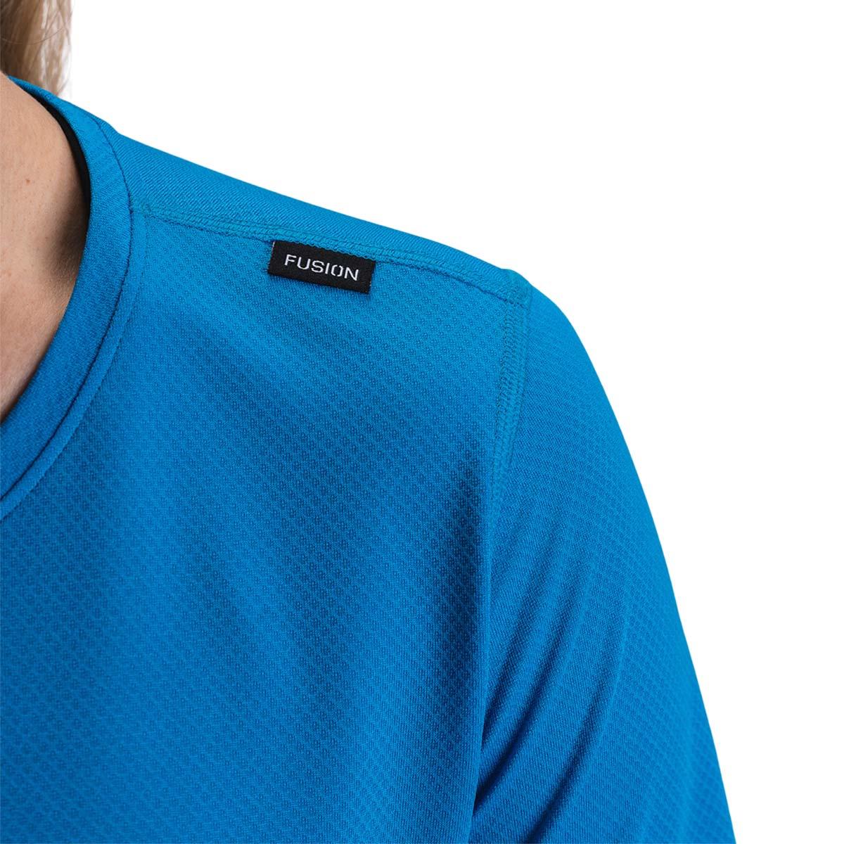 FUSION TEMPO! ONE Run Løbe T-shirt Dame Surf Blue