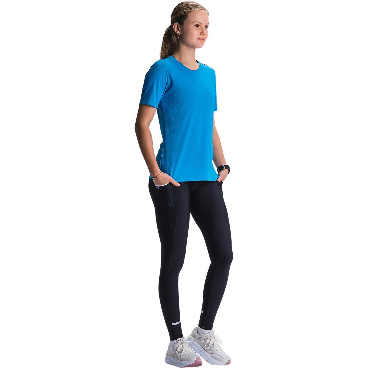 FUSION TEMPO! ONE Run Løbe T-shirt Dame Surf Blue