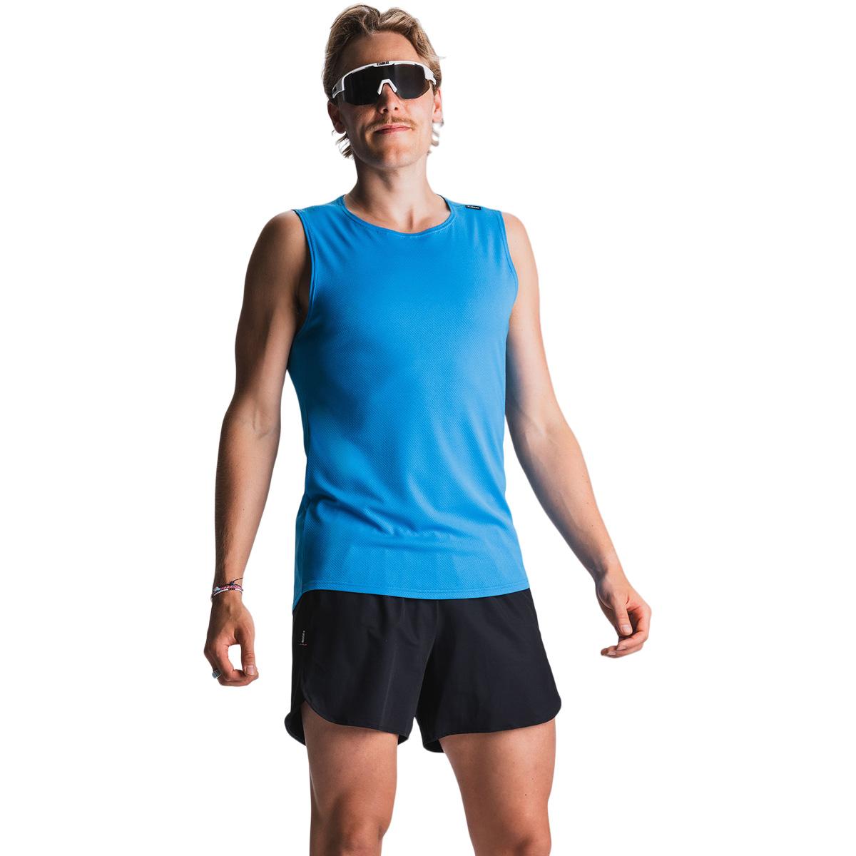 FUSION Tempo! One Run Løpetopp Herre Surf Blue