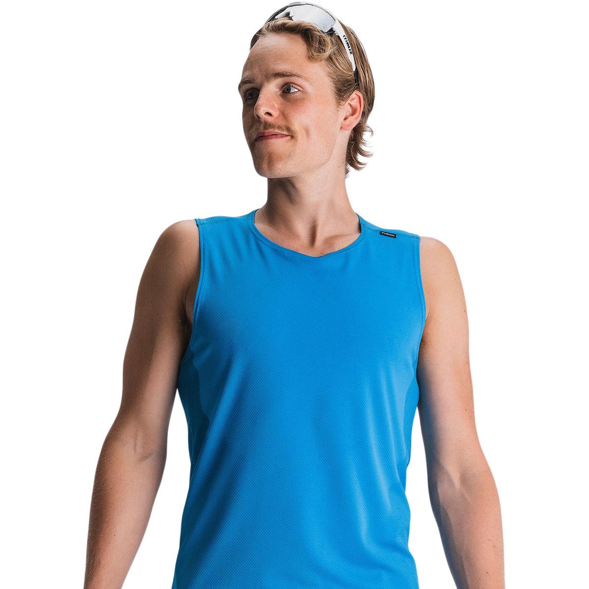 FUSION Tempo! One Run Løpetopp Herre Surf Blue