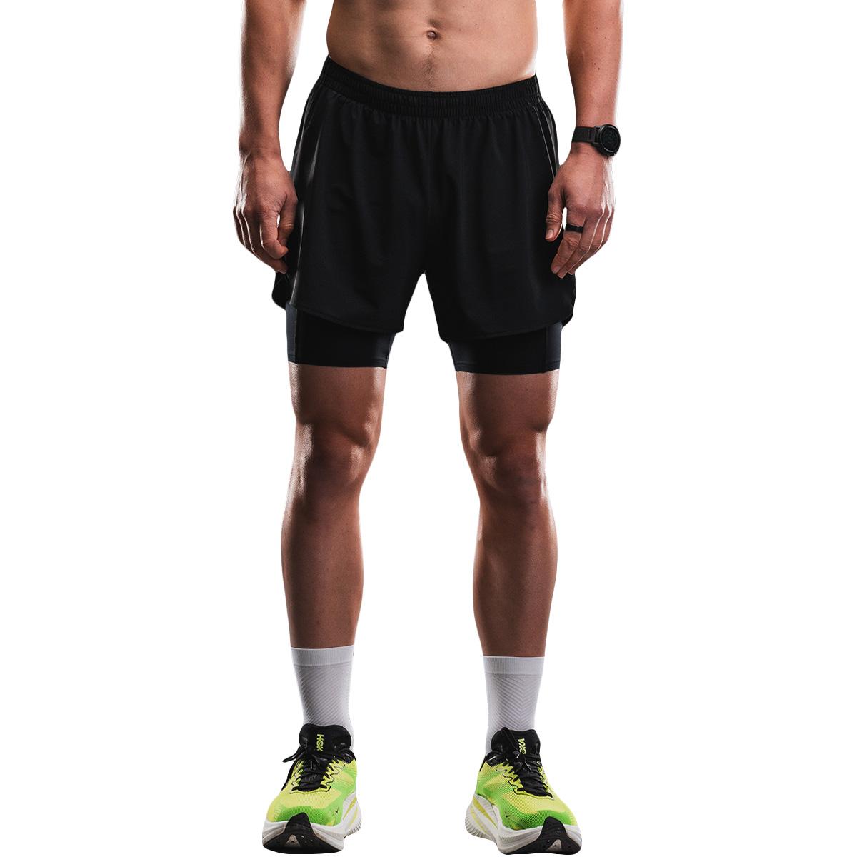 FUSION TEMPO! PRO Run Løbeshorts Herre BLACK