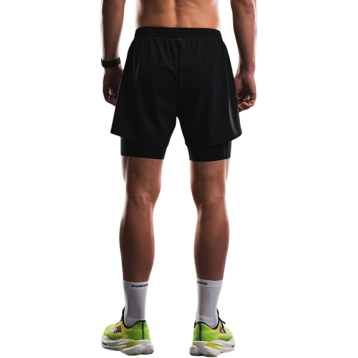 FUSION TEMPO! PRO Run Løbeshorts Herre BLACK