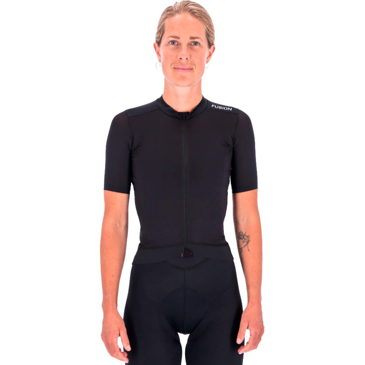 FUSION Cykeltrøje Dame BLACK