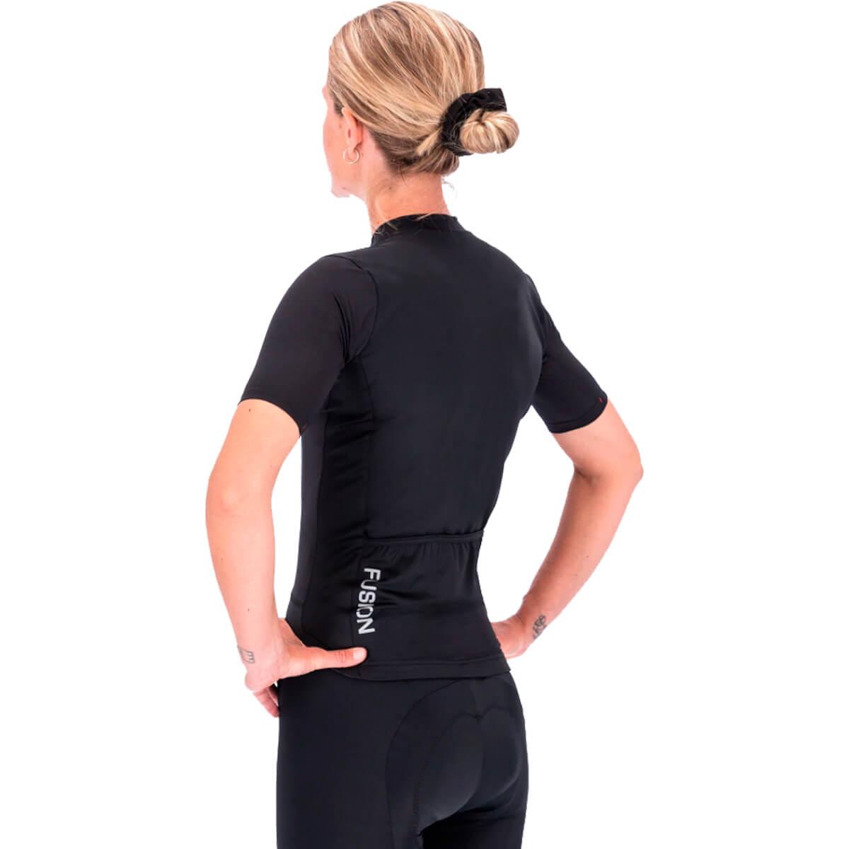 FUSION Cykeltrøje Dame BLACK