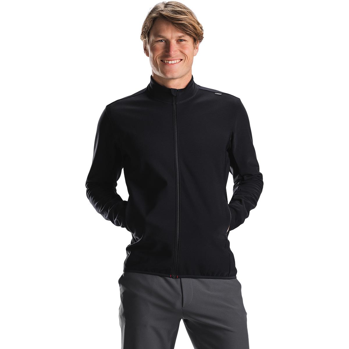 FUSION Recharge Full Zip Trøje Herre BLACK