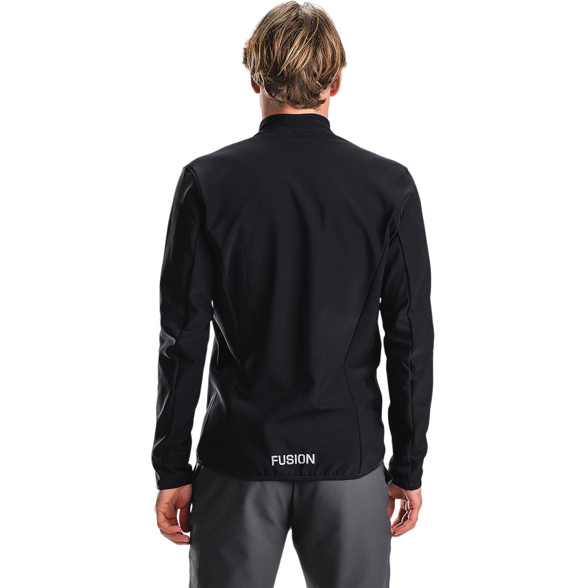 FUSION Recharge Full Zip Trøje Herre BLACK